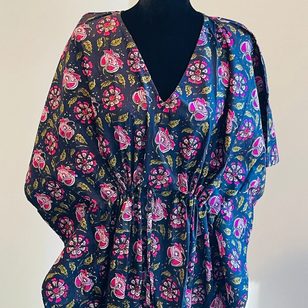 BRAND NEW Kimono Cotton Caftan Maxi Dress Women Dress